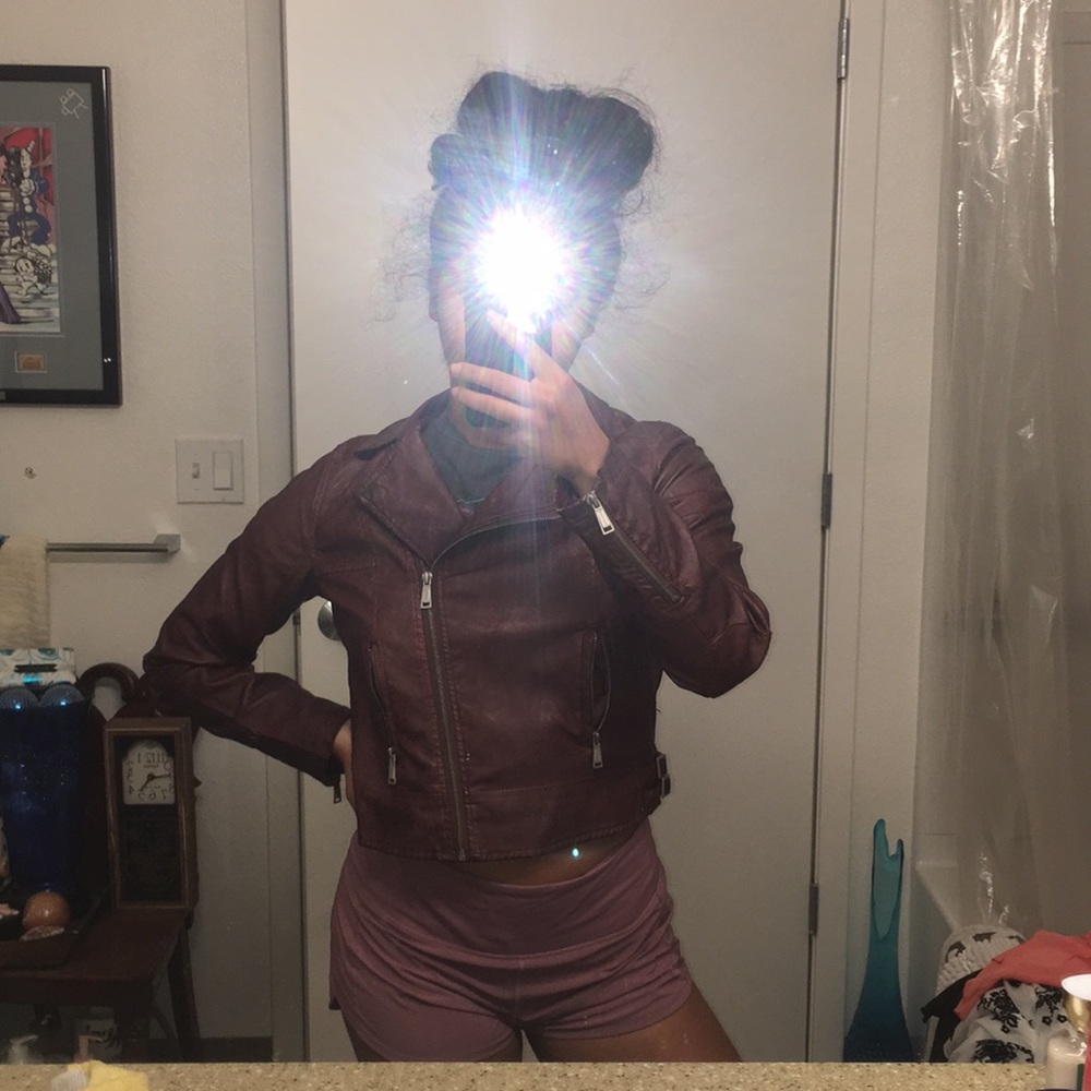 Leather jacket
